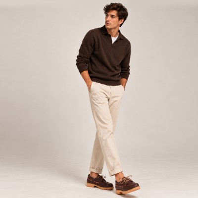 Nauticos de piel con cordones modelo KANCHEN