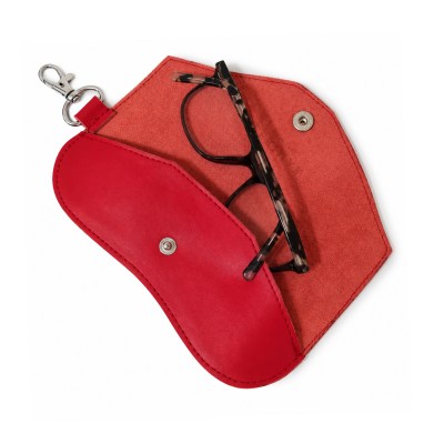 Charm para Bolso - Funda de Gafas de Piel 17x8 cm VELVET