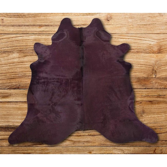 Cowhide Area Rug Tinted Purple 94x90 In Area Rug Living Room Area Rugs Zerimar Ventas S A