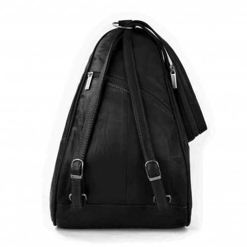 Bolso y mochila de piel 2 en 1 Zerimar - 17