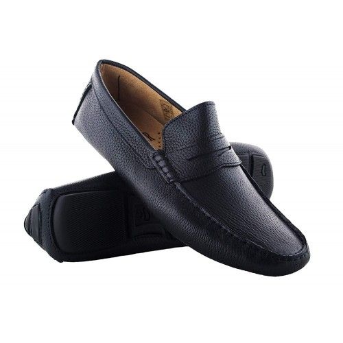 Mocasines de piel para hombre con antifaz Zerimar - 3