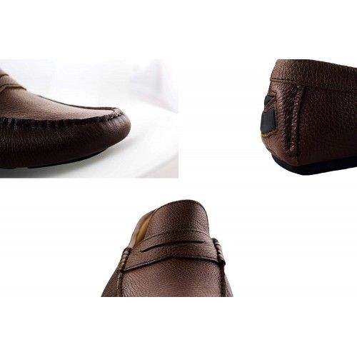 Mocasines de piel para hombre con antifaz Zerimar - 1