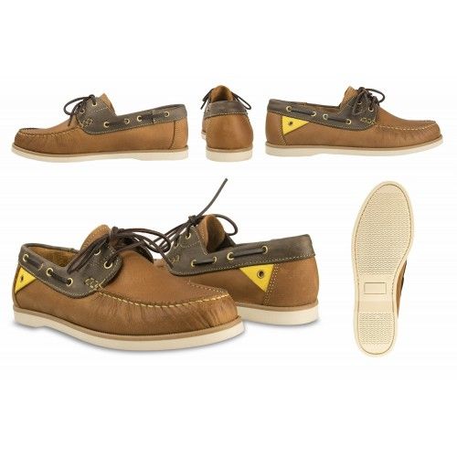 Nauticos de piel para hombre de verano Zerimar - 1