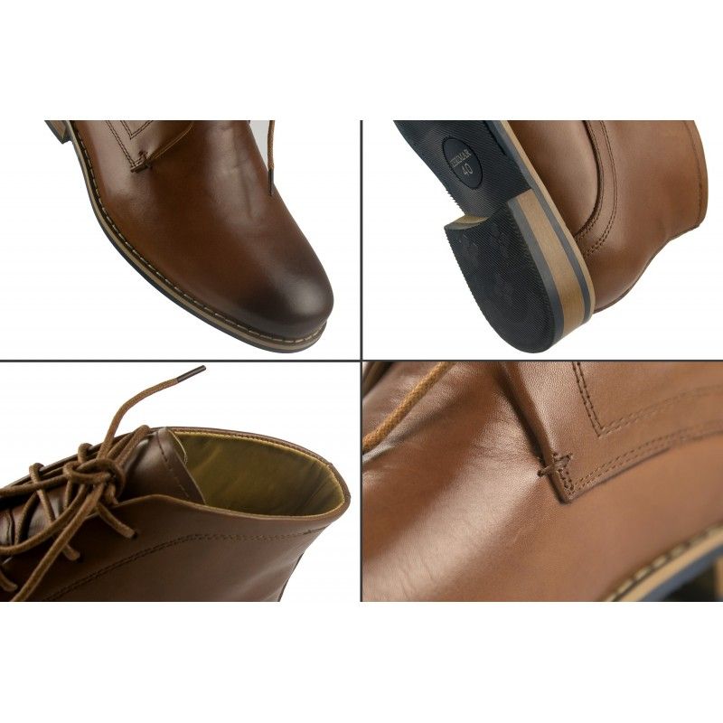 Botas de vestir de piel con alzas que aumentan la altura 7 cm Zerimar - 8