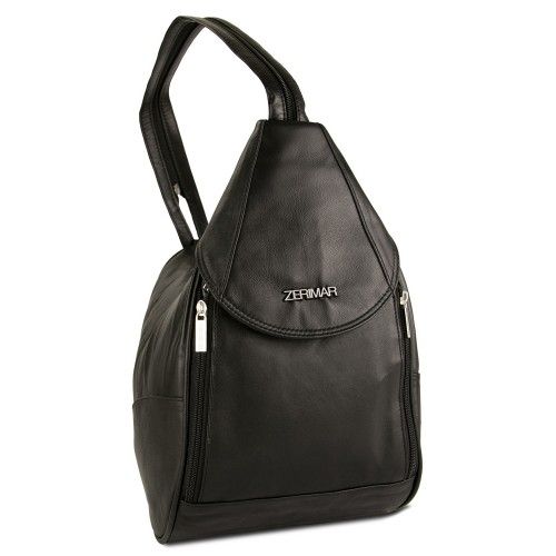 Bolso y mochila de piel 2 en 1 Zerimar - 17