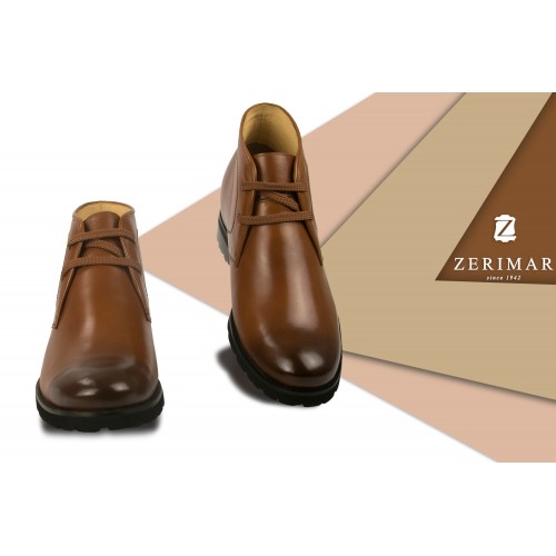 Botas de piel de vestir con alzas de 7,5 cm para hombre Zerimar - 1
