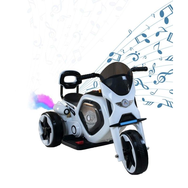 COOSEON Moto Electrica Infantil Niño con Luz Led y Música Moto de