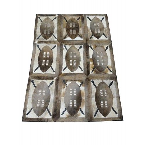 Alfombra de piel de gacela natural Springbok 164x117 cm Zerimar - 1