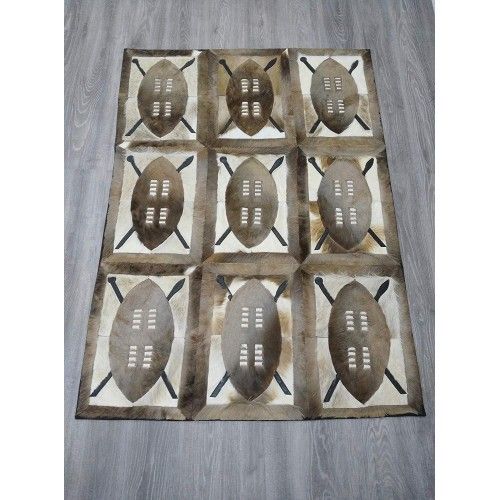 Alfombra de piel de gacela natural Springbok 164x117 cm Zerimar - 1