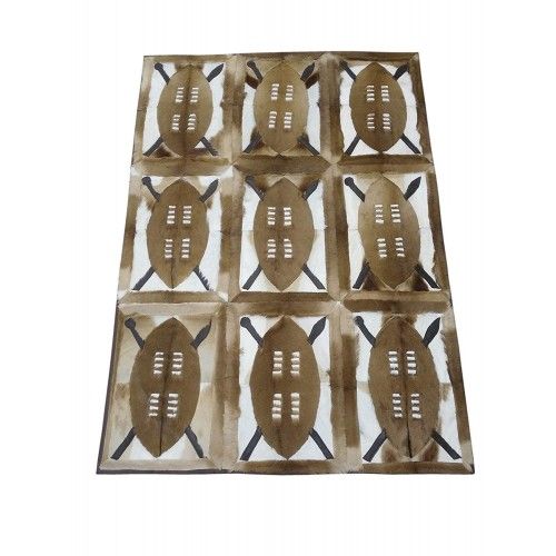 Alfombra de piel de gacela natural Springbok 160x112 cm Zerimar - 1