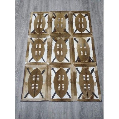 Alfombra de piel de gacela natural Springbok 160x112 cm Zerimar - 1