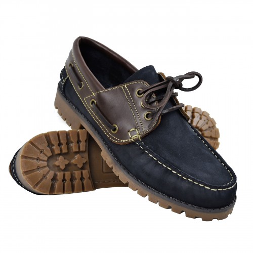 Zapatos náuticos de piel de invierno para hombre Zerimar - 3