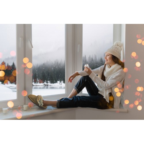 Zapatillas abiertas de piel Double Face invierno Zerimar - 5