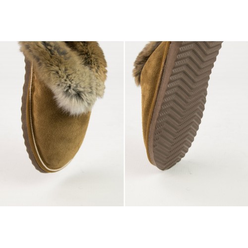 Zapatillas abiertas de piel Double Face invierno Zerimar - 5