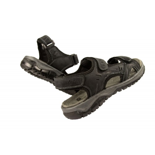 Sandalias de piel STONE con cierre de velcro Zerimar - 3