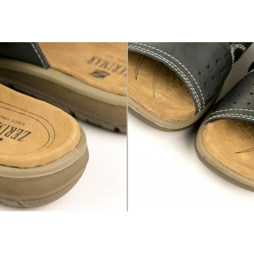 Sandalias BLEND de piel natural Zerimar - 1