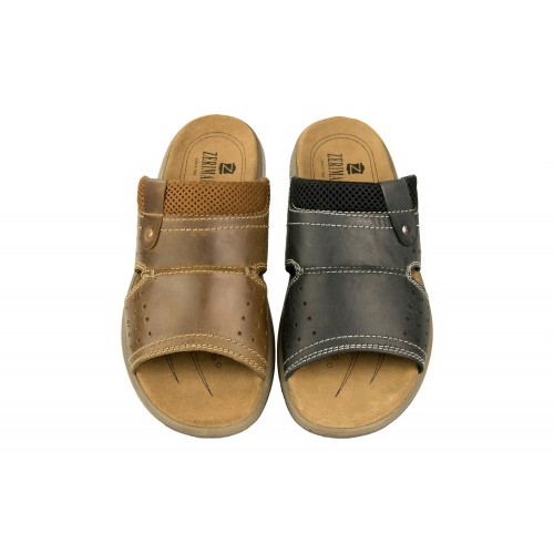 Sandalias BLEND de piel natural Zerimar - 1