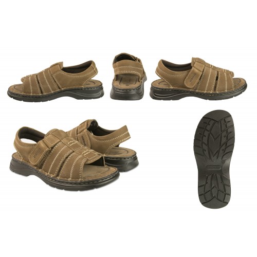 Sandalias de piel de trekking o senderismo Zerimar - 7