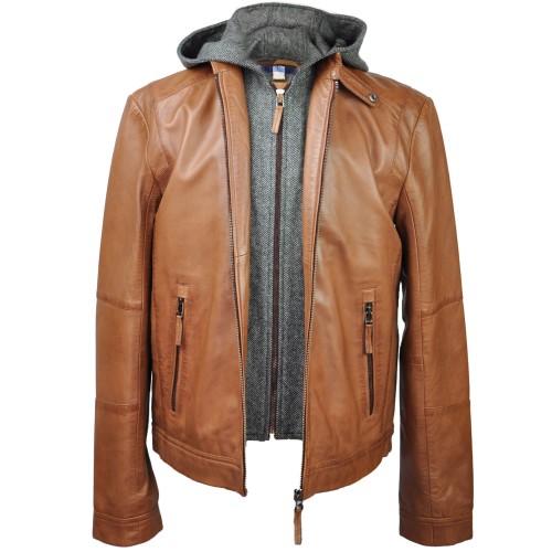 Cazadora combinada con...