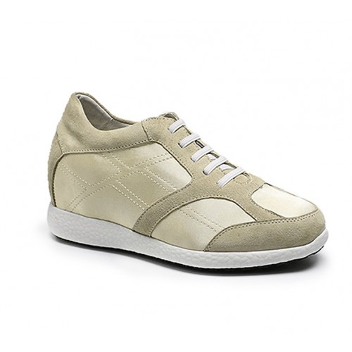 Zapatos tipo deportivo de mujer con alzas de 7 cm