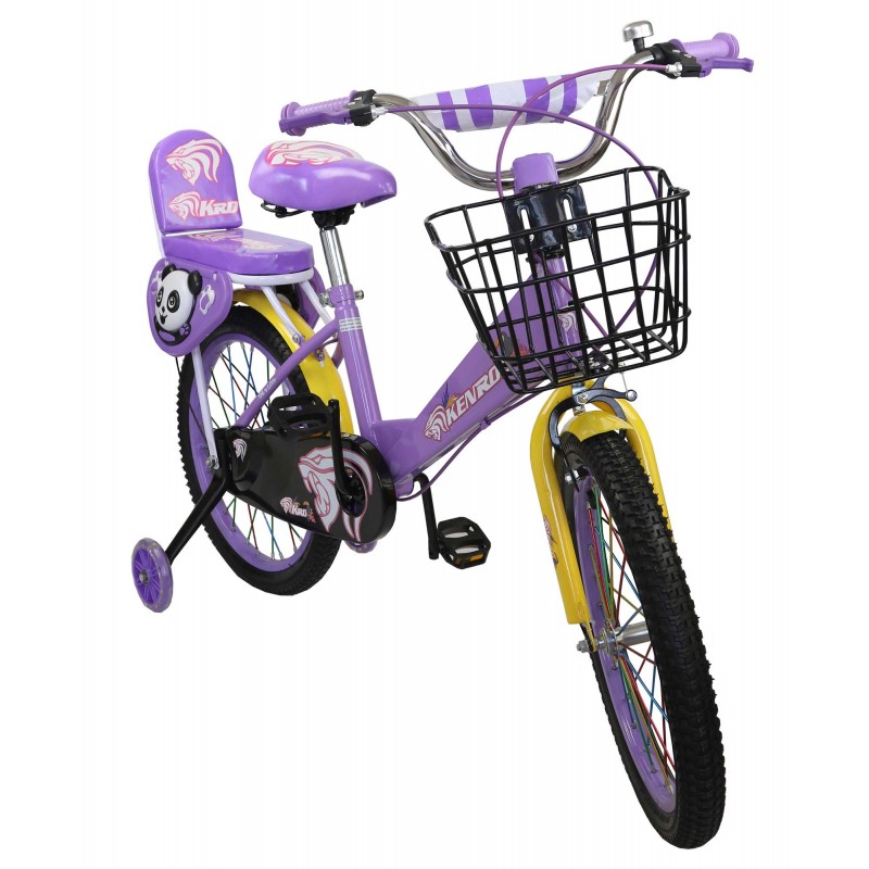 Airel Bicicletas Infantiles Para Niños Y Niñas De 4 A 7 Años Con Ruedines Y  Cesta | 16 Pulgadas