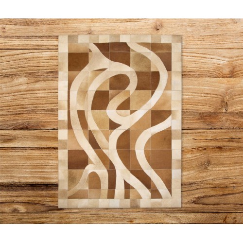 Alfombra Patchwork Piel de Vaca WILLEN- Varias medidas Zerimar - 1