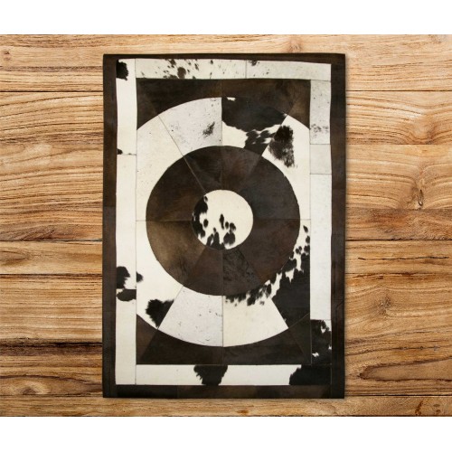 Alfombra Patchwork Piel de Vaca SKULL- Varias medidas Zerimar - 1