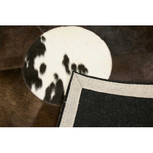 Alfombra Patchwork Piel de Vaca SKULL- Varias medidas Zerimar - 1