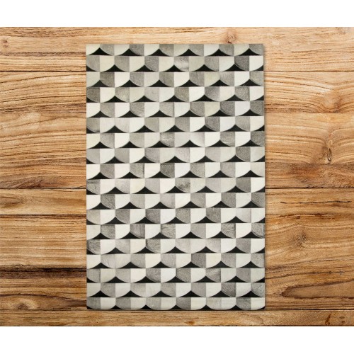 Alfombra Patchwork Piel de Vaca THORN - Varias medidas Zerimar - 1