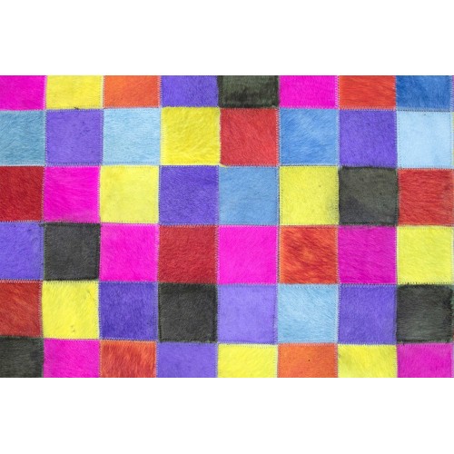 Alfombra Patchwork Piel de Vaca COLD - Varias medidas Zerimar - 1
