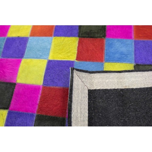 Alfombra Patchwork Piel de Vaca COLD - Varias medidas Zerimar - 1