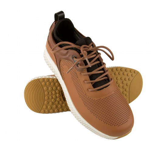 Zapatos Golf de piel para hombre modelo POINT