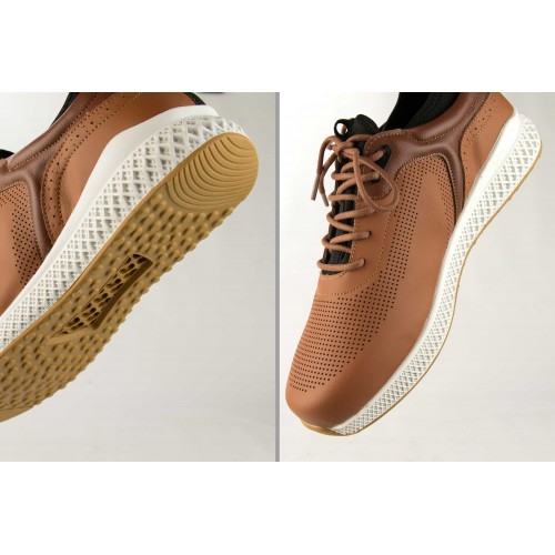 Zapatos Golf de piel para hombre modelo POINT