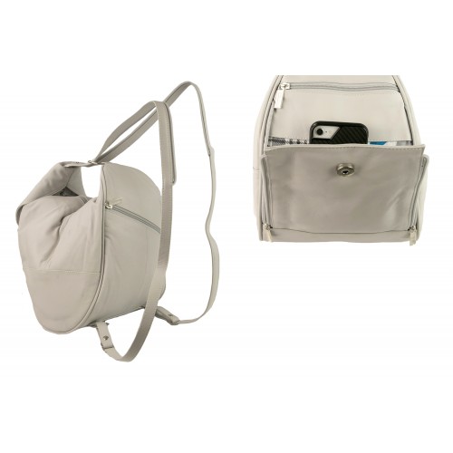 Bolso y mochila de piel 2 en 1 Zerimar - 28