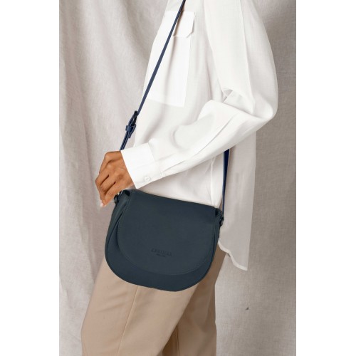 Bolso de bandolera con solapa de clip POWDER