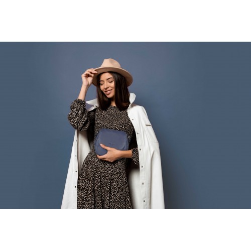 Bolso de bandolera con solapa de clip POWDER